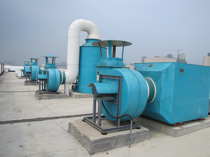 活性炭吸附處理箱、酸霧噴淋塔